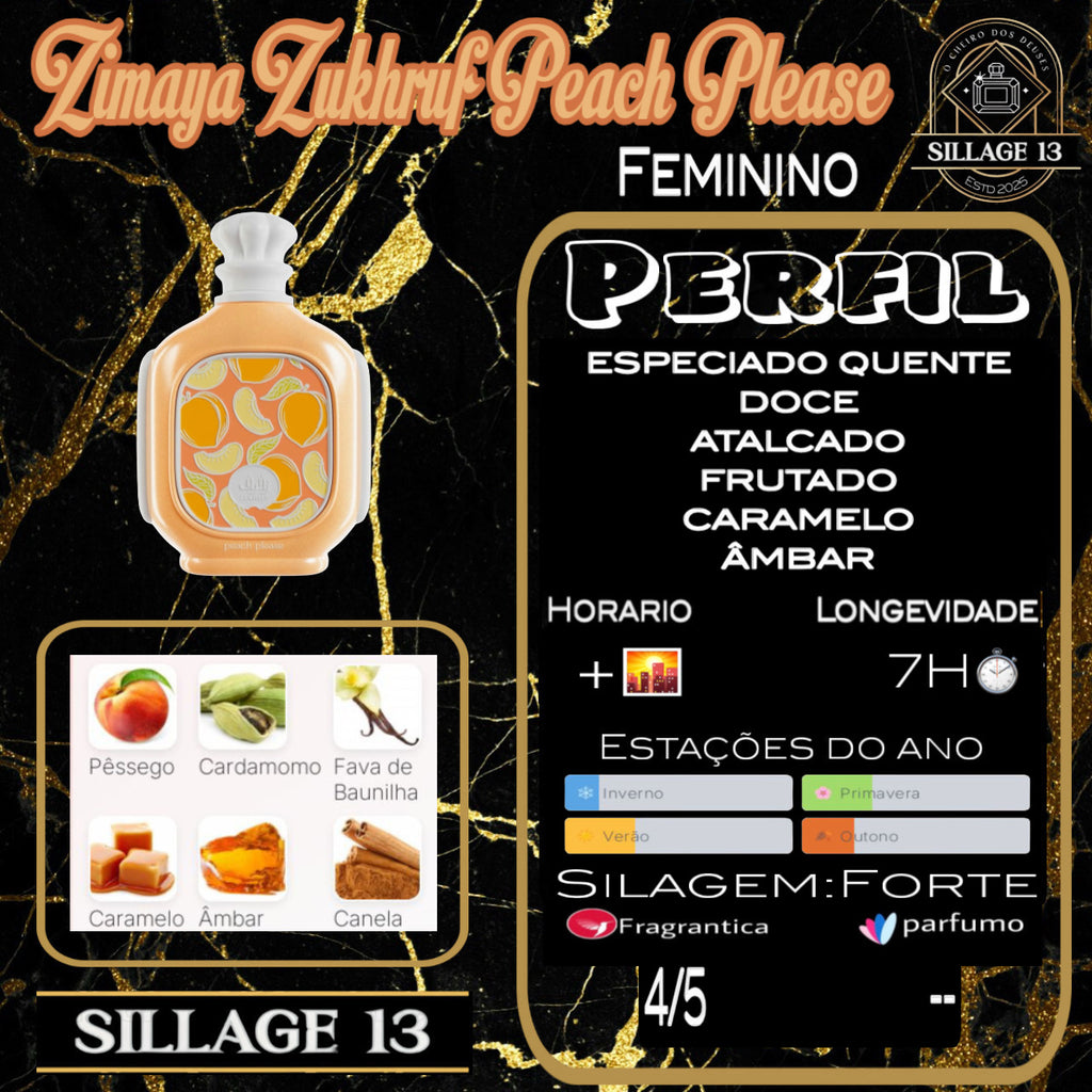 Zimaya Zukhruf Peach Please