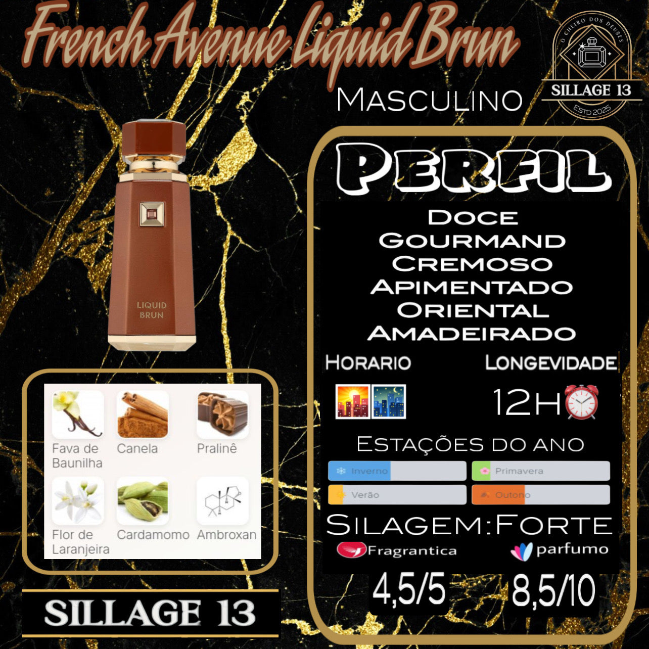 French Avenue Liquid Brun