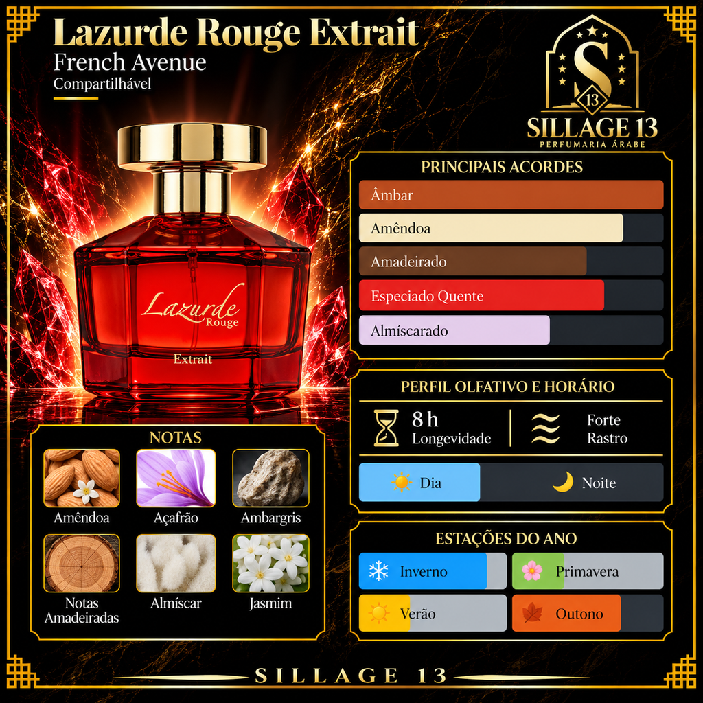 French Avenue Lazurde Rouge Extrait