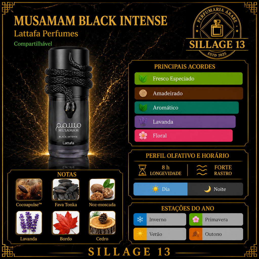 Lattafa Musamam Black Intense