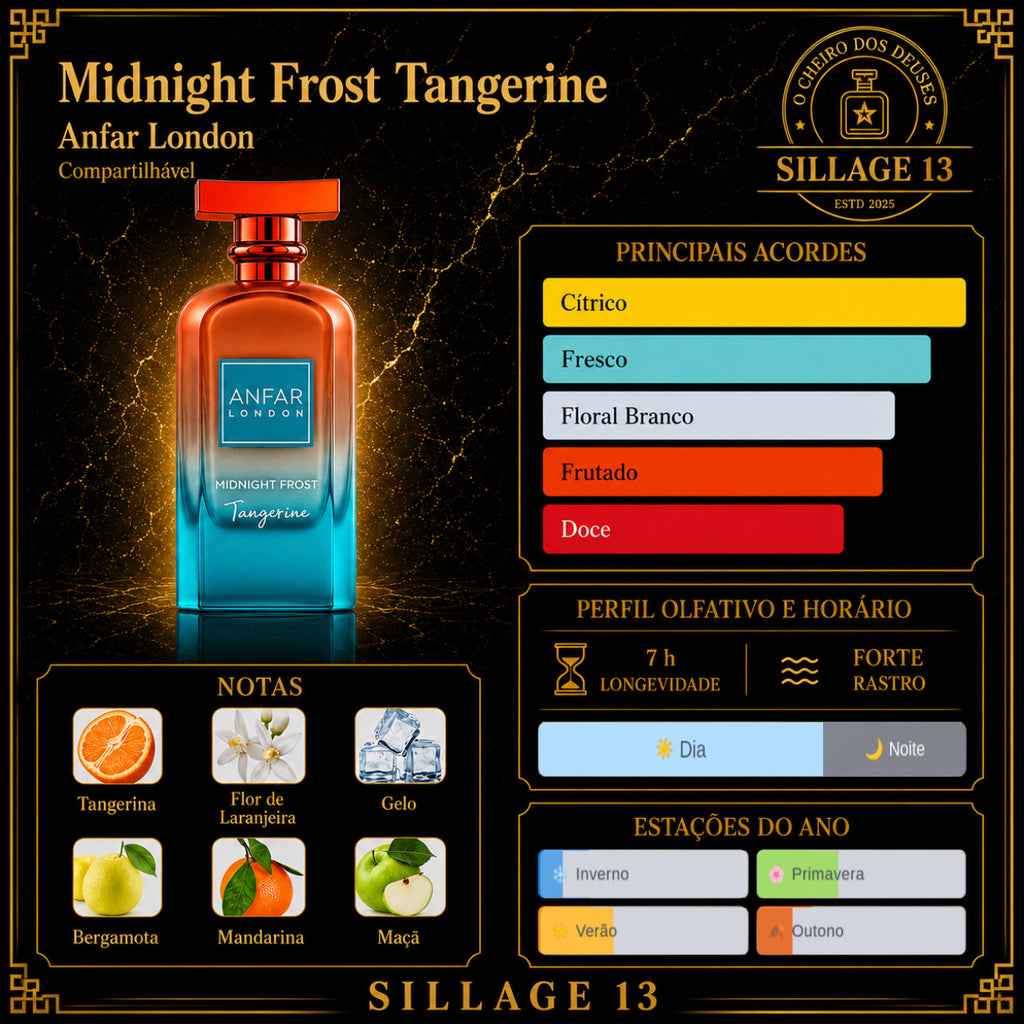 Anfar Midnight Frost Tangerine