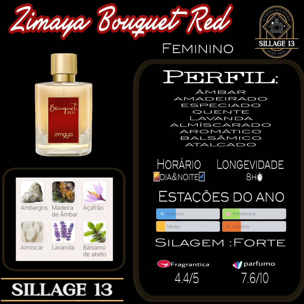 Zimaya Bouquet Red